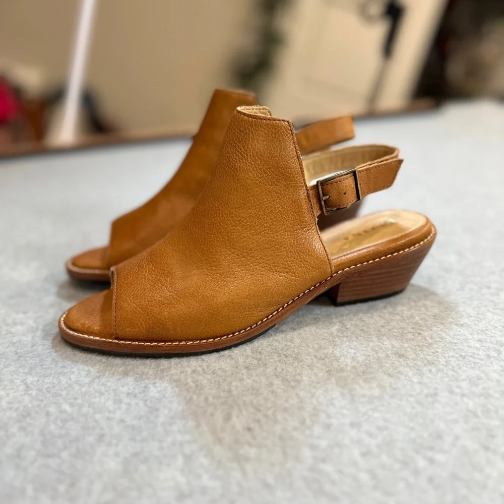 Patina Leather Sandals - Picture 3 of 8